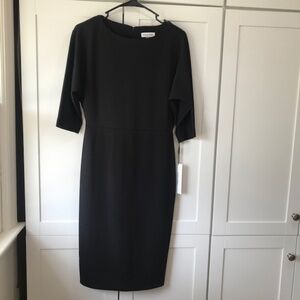 Calvin Klein dress black size 4 NWT